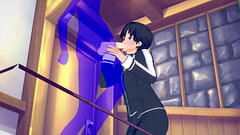 Sword Art Online Yaoi - Kirito Blowjob with cumshot in his mouth - Japanese Asian manga anime game p Thumb