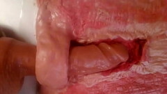 Animated clay motion movie of really close up fucking, internal anal fucking video showing what real Thumb