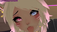 Shy Catgirl Puts on a Show for you ️solo Masturbation in Virtual Reality [VRchat] 3d Hentai Camgirl Thumb