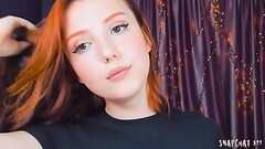 Amazing Red Head Blowing Herself.... Thumb