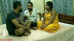 Indian hot Girlfriend shared with desi friend for money:: With Hindi audio Thumb