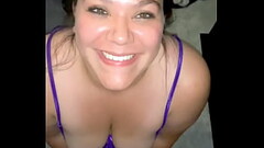 Thick facial for cute busty Latina sillyslutwife Thumb