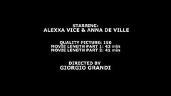 Alexxa Vice Vs Anna de Ville #2, DAP, No Pussy, Gapes, Monster ButtRose, Squirt Drink, Swallow GIO18 Thumb