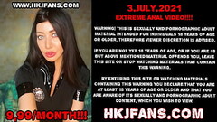 Hotkinkyjo sexy police women take big rubber fist anal, gape &amp_ prolapse Thumb