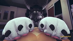 Furry Hentai - POV Fox x Kittycat blowjob and fucked Thumb