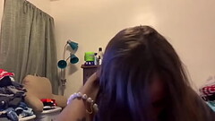 Cute lesbian bestfriend  comes into my room to suck me off Thumb