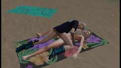 Sexo en la playa nudista. Bieber se folla activamente a su esposa rubia Download Game Here: http://b Thumb