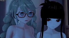 閻魔のお姉ちゃんと男の娘　3Dエロ動画 Thumb