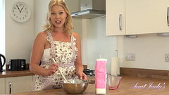 AuntJudys - Lovely 43yr-old British MILF Abi in the Kitchen Thumb