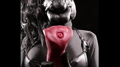 Hermaphrodite anthro horse masturbating and playing with its huge tits and butt Thumb