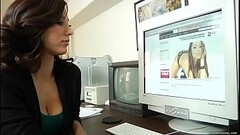 OFFICE SLUT WITH BIG ASS DIRTY LATINA REENA SKY TAKES A HARD BBC Thumb