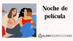 Noche de pel&iacute_cula (relato tr&iacute_o en casa) Audio porno er&oacute_tico para mujeres, ASMR  Thumb