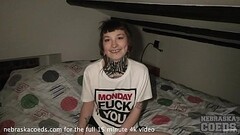 pov dirty female director late night pussy play on vacation with andy teen Thumb