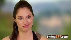 Hot orgy with real couples on reality TV Thumb