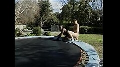 Tall ebony shemale loves to suck cock before getting fucked outdoors Thumb