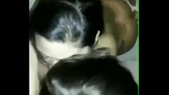 Amateur threesome (vertical video) Thumb