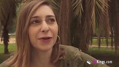 Testing how slutty Lana can be. She got fucked in public while blindfolded Thumb