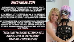 Both Sindy Rose holes extremly well fisted by LadyKestler Thumb