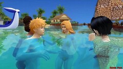 Bleach En La Playa Rukia Follada por Renji Fuertemente Anime Hentai Parodia Thumb