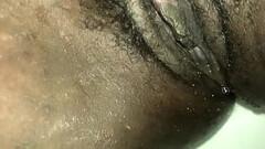 Black hairy pussy pissing Thumb