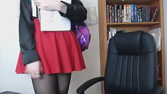 Teaser Clip! Goth BBW Tattooed becomes Detention Aide and Seduces Teacher to do Her Bidding Femdom F Thumb