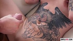 Short haired Nikki Hearts has bald pussy banged hard - Axel Braun&#039_s Inked 5 Scene 4 Thumb