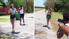 BANGBROS - y. Harley Jade Goes For A Jog &amp_ Someone Follows Her Thumb