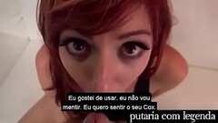 Ruiva gostosa foi em teste n&atilde_o se aguentou e fez um boquete gostoso - Lauren Philips - Putari Thumb