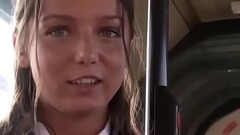 Girl stripped naked and fucked in public bus Thumb