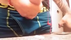 Solo Masturbation, cumming twice, HUGE load. Thumb