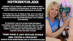 Double anal fisting &amp_ prolapse by Sindy Rose &amp_ Lady Kestler Thumb