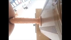 Hard Deep Dildo Doggy Femdom Tribut Girl Anal 34cmx6cm Thumb