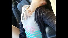 homemade amateur Wife public masturbation in traffic cumming in the  getting off on the thought of b Thumb