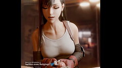 Tifa Lockhart - Two handed handjob Thumb