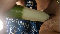 Horny Virgin Wrecks Pussy With A Cucumber Hot Amateur Cucumber Cam Homemade Thumb