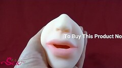 Small Size Pussy and Mouth Masturbation Toy For Male Thumb