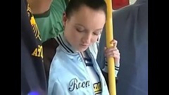 Jenny Anderson groped on bus by 2 guys and gets creampied in both holes Thumb