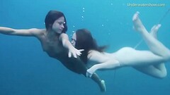 Girls on Tenerife underwater lesbians Thumb