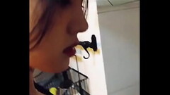 qinweiyingjie cooking for dinner, em xinh đẹp nấu ăn. Thumb