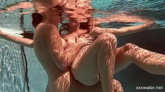 Olla Oglaebina &amp_ Irina Russaka hot teens underwater Thumb