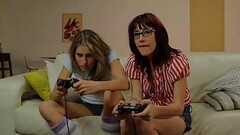 Hot Gamers Kara Price and Sasha Sweet Take A Break To Eat Some Pussy Thumb