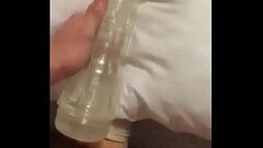 Two Fleshlight Fucks On The Bed Hot Thumb