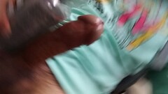 Redevinci measuring his erect penis with gatorade bottle Thumb