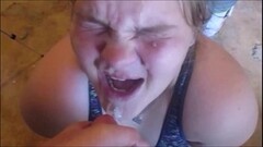 Cum Facials compilation on desperate horny teens huge loads hitting, mouth, up the nose, eyes and ha Thumb