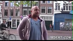 Concupiscent old guy gets it on in the amsterdam redlight district Thumb