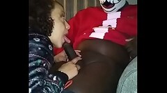 Brook Starr - Naughty Ho Ho Ho, Ghetto Santa, sucking his dick after I caught him trying to steal my Thumb