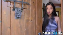 PropertySex - Real estate agent with big natural tits fucks client Thumb