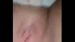 BBW Blonde Rubs her Fat Pussy Thumb