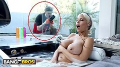 BANGBROS - Chris Strokes Spies On Big Tits Pornstar Bridgette B And Gets Lucky! Thumb