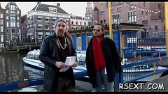 Sexy dude takes a trip and visites the amsterdam prostitutes Thumb